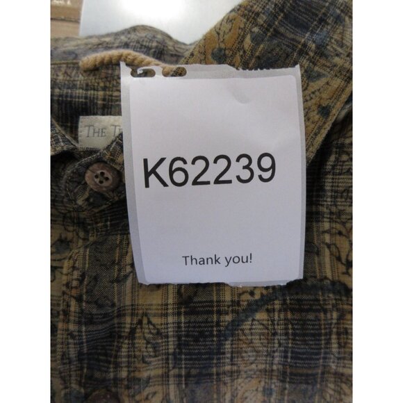 The Territory Ahead Shirt Large Button Up Paisley Plaid Camp Resort - Picture 9 of 9